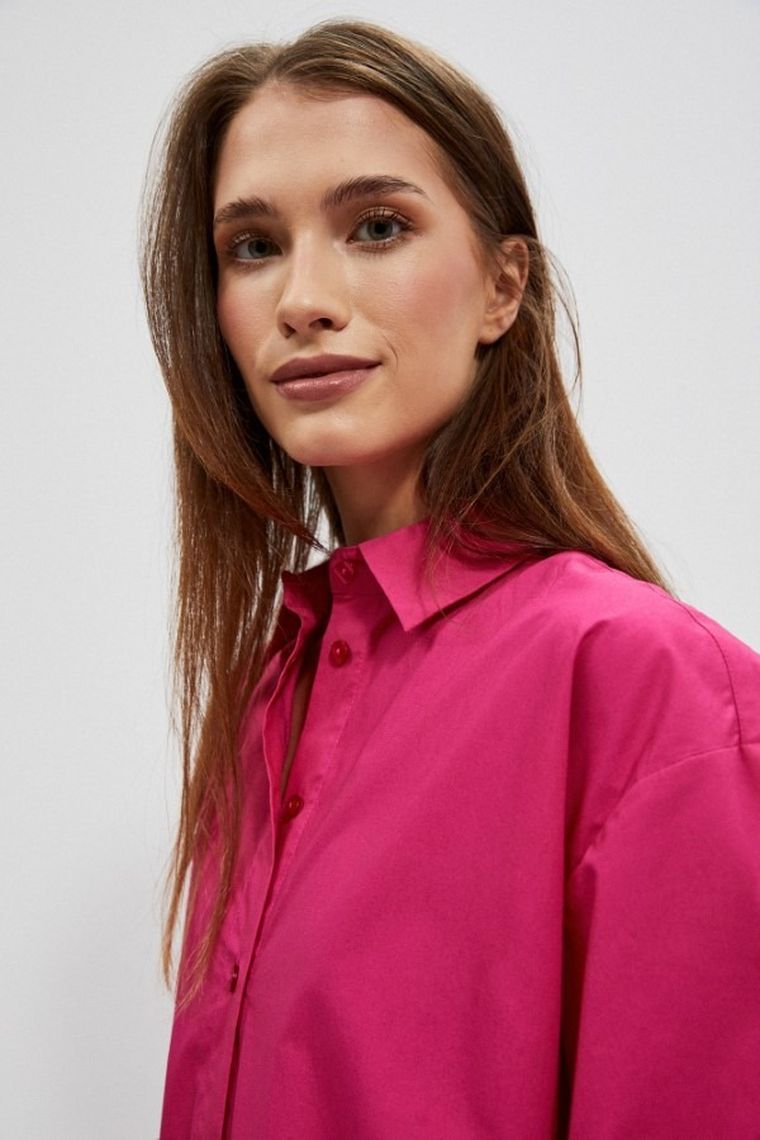 Sukienka damska, różowa, Moodo