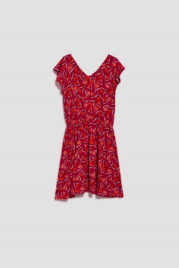 Sukienka damska, różowa, Moodo