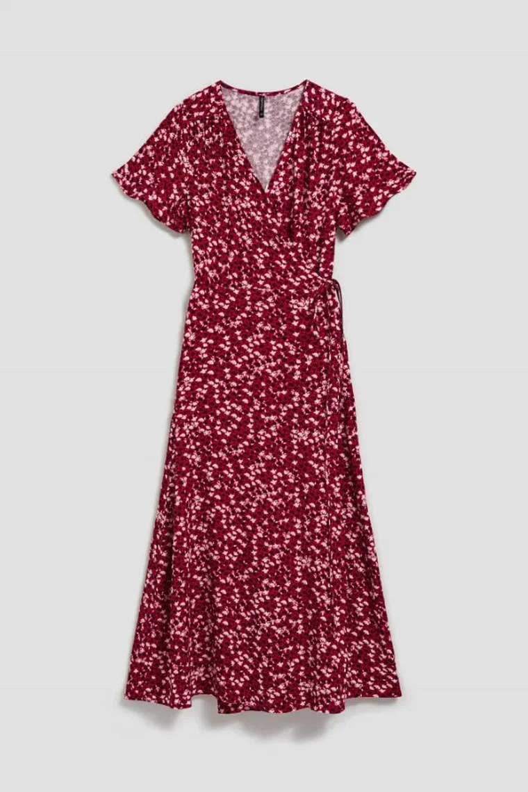 Sukienka damska, różowa, Moodo