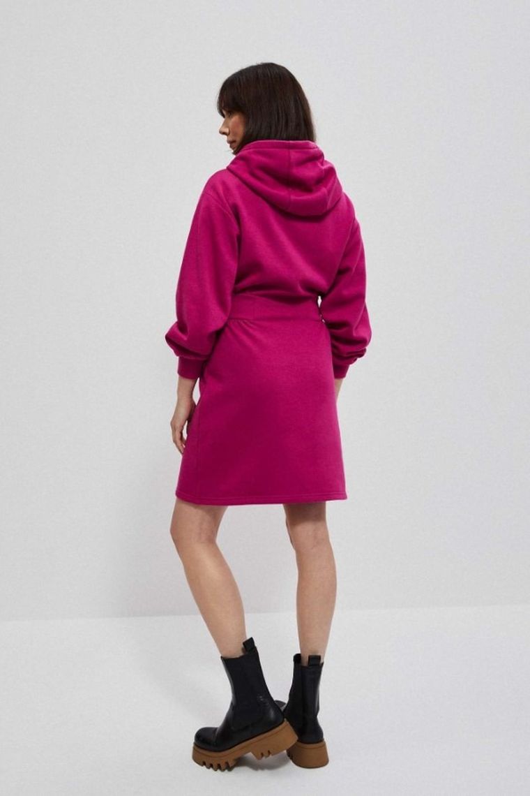 Sukienka damska, różowa, Moodo