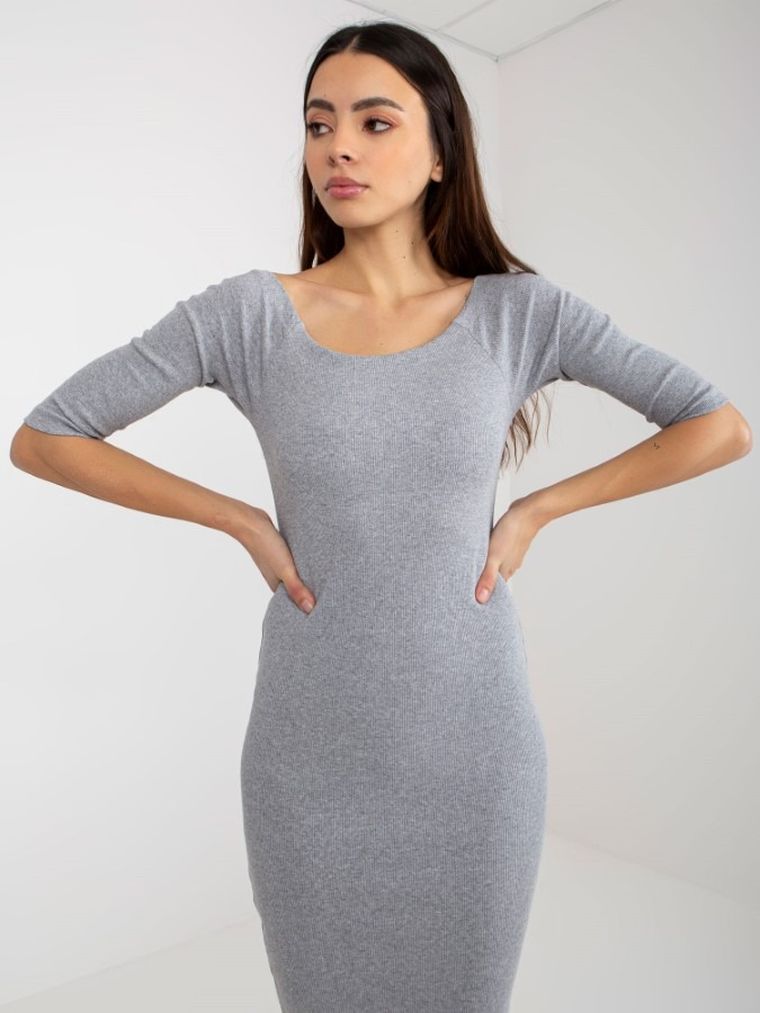 Sukienka damska, szara, Lily Rose