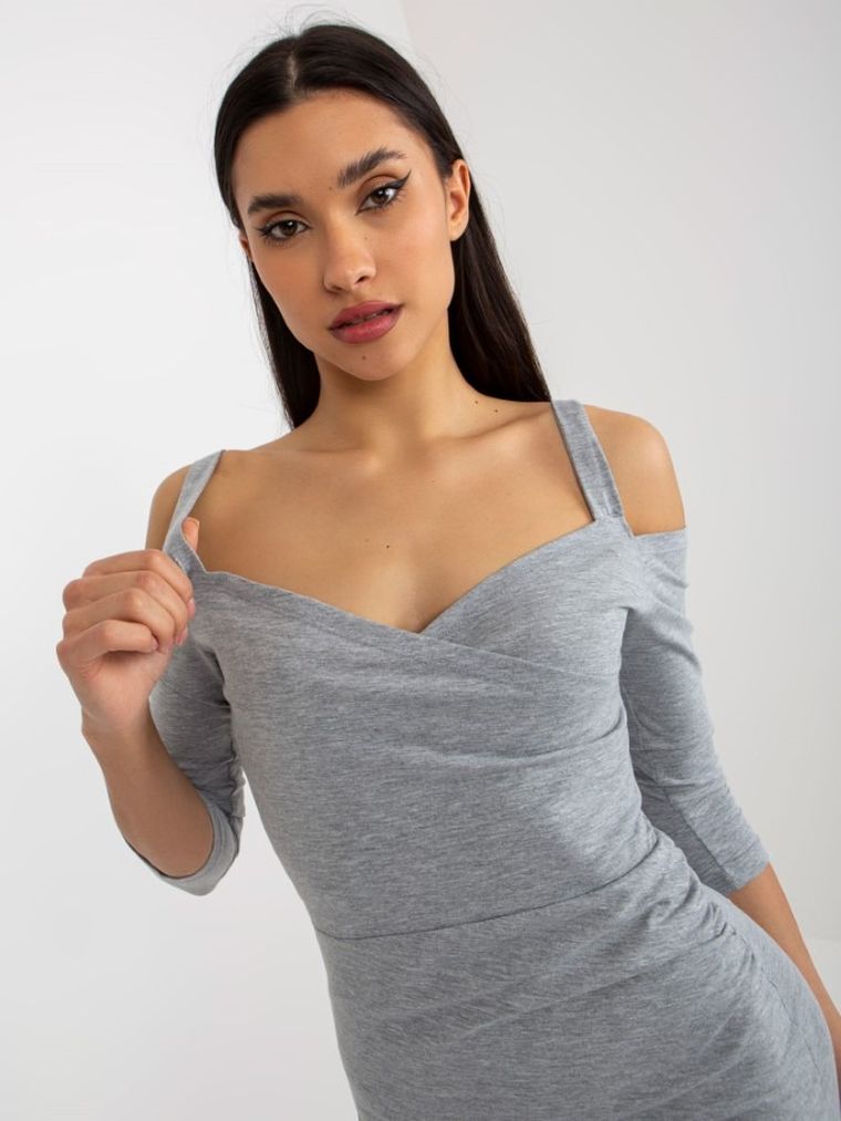 Sukienka damska, szara, Lily Rose