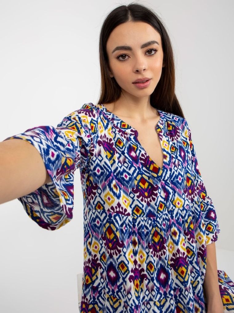 Sukienka damska z rękawem 3/4, mix, Sublevel