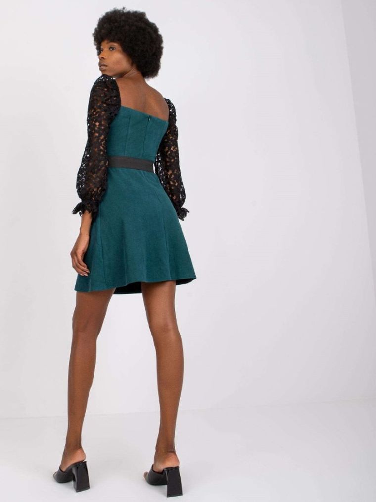 Sukienka damska, zielona, Lakerta