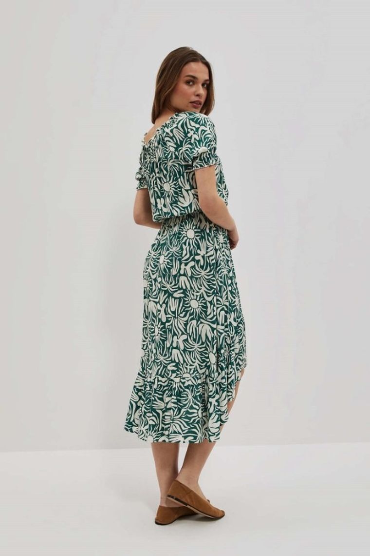 Sukienka damska, zielona, Moodo