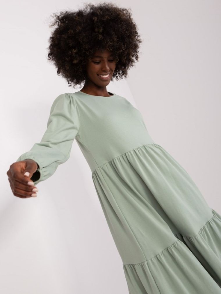 Sukienka damska, zielona, Rue Paris