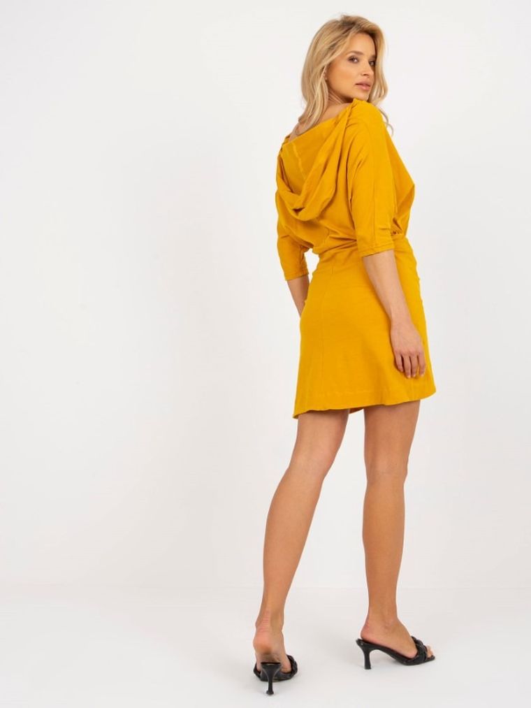 Sukienka damska, żółta, Lily Rose