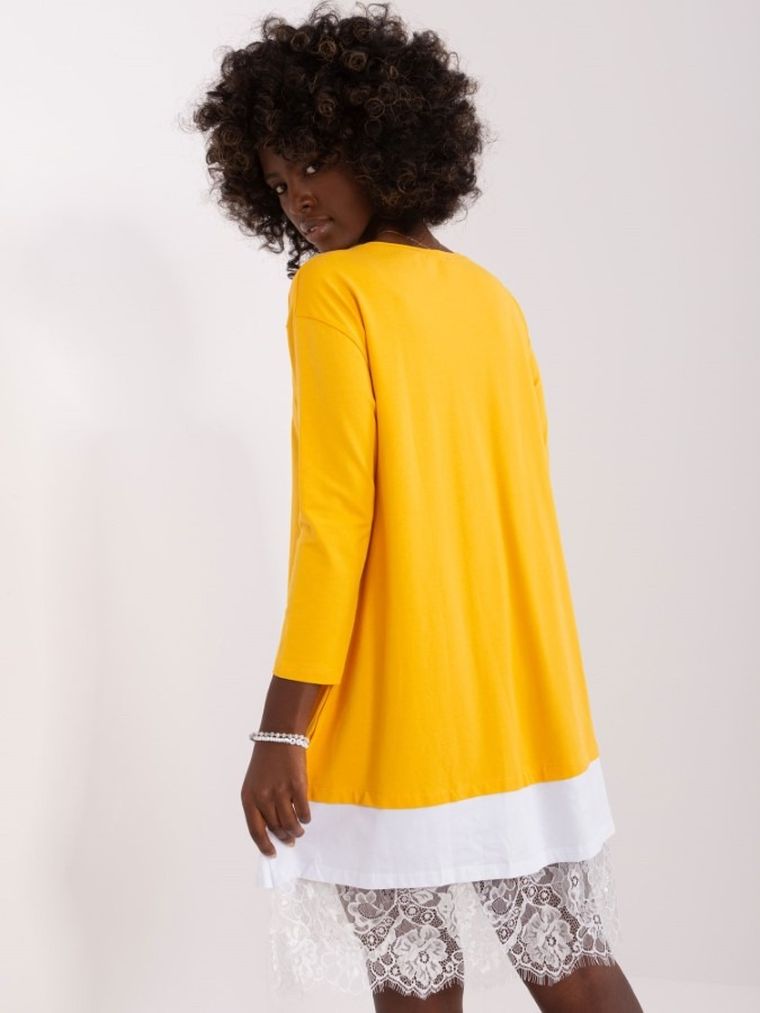 Sukienka damska, żółta, Lily Rose