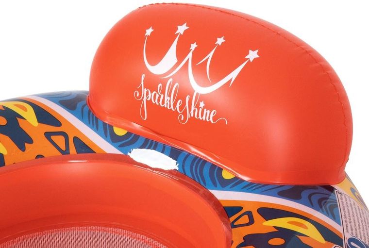 Sun Club, dmuchany fotel do pływania, boho, 93-40 cm