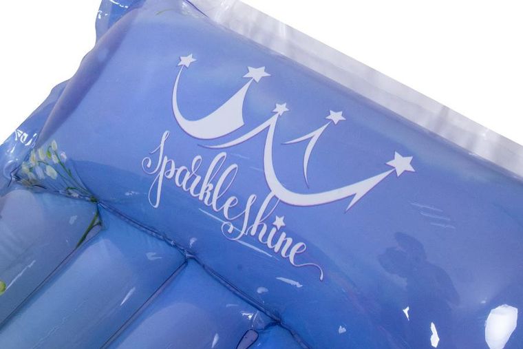 Sun Club, dmuchany materac, niebiesko-fioletowy, 171-66-22 cm