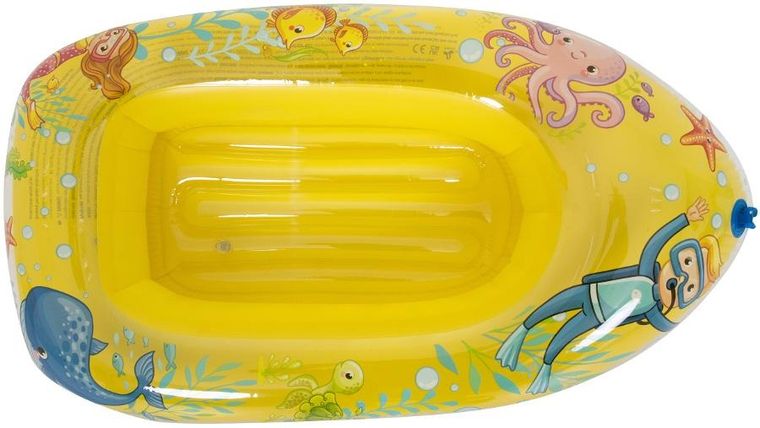 Sun Club, ponton plażowy, żółty, 112-70 cm