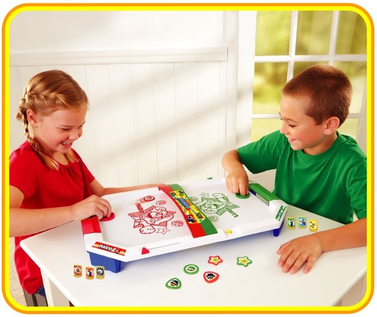 Super Mario, Air Hockey, zestaw do gry w cymbergaja