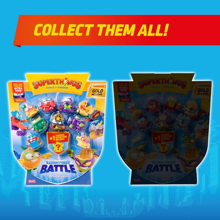 SuperThings, Kazoom Power Battle, zestaw figurek, 10 szt.