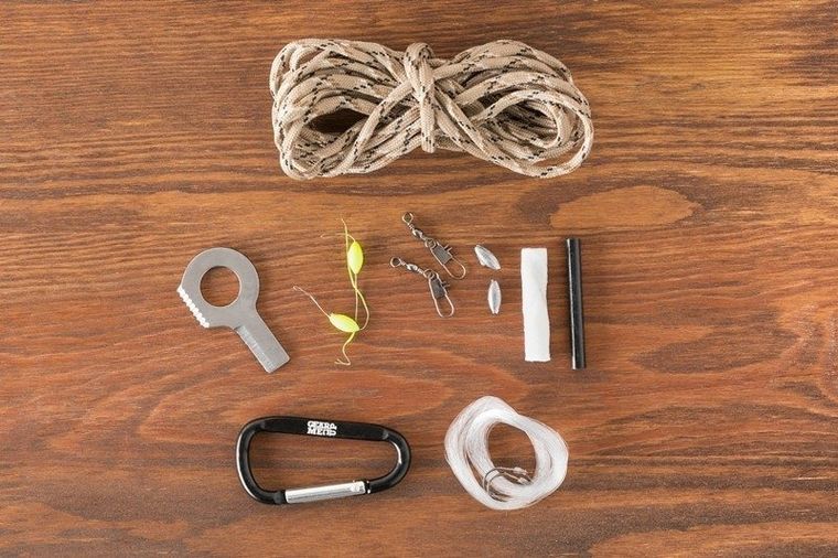 Survivalowy granat, Desert Camo, oliwkowy