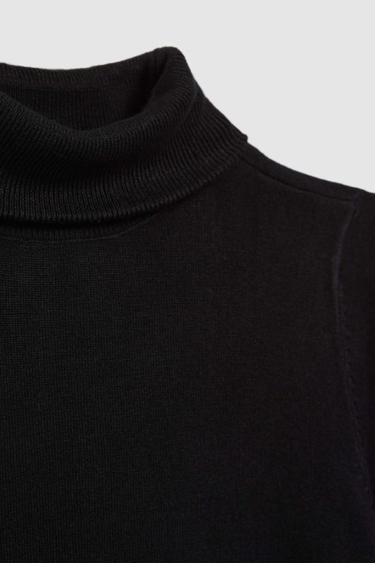 Sweter damski, czarny, Moodo