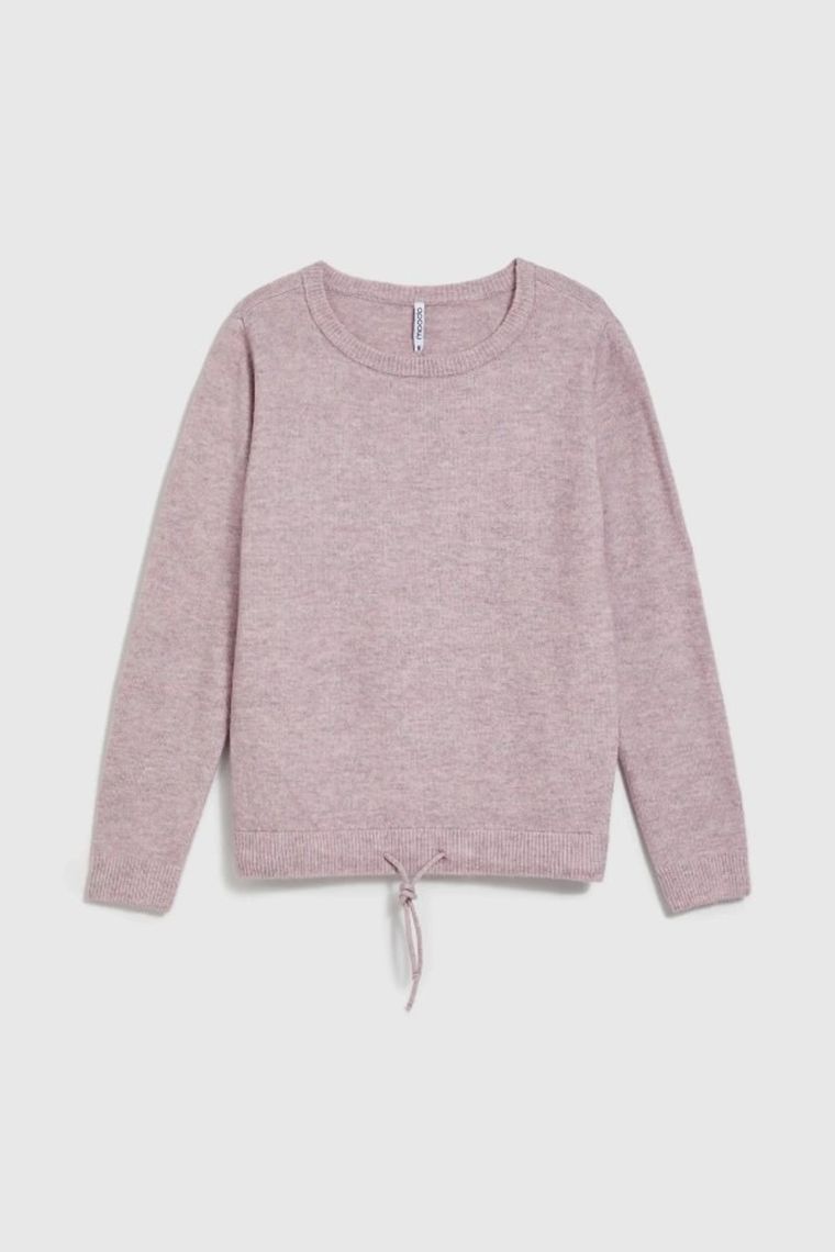 Sweter damski, różowy, Moodo