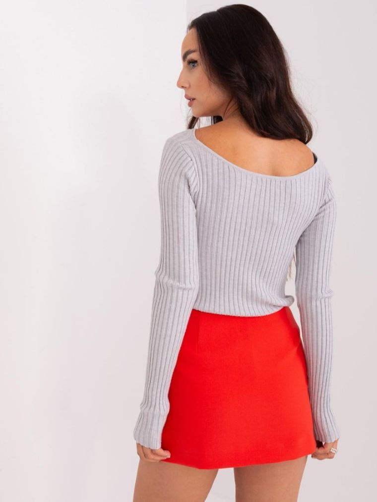 Sweter damski, szary, P-M