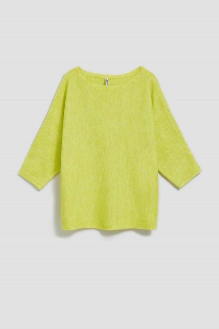 Sweter damski, zielony, Moodo