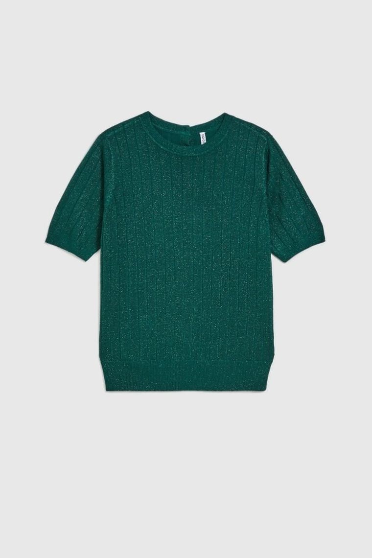 Sweter damski, zielony, Moodo