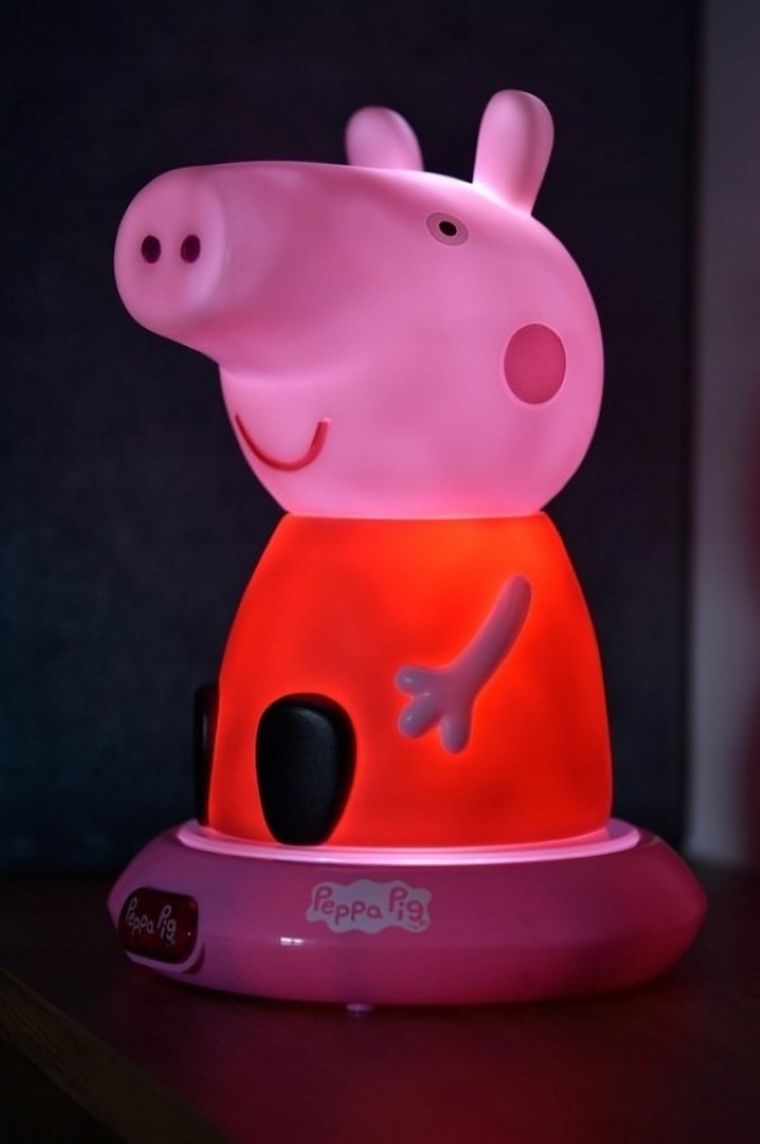 Świnka Peppa, Lampka nocna 3D, 25 cm