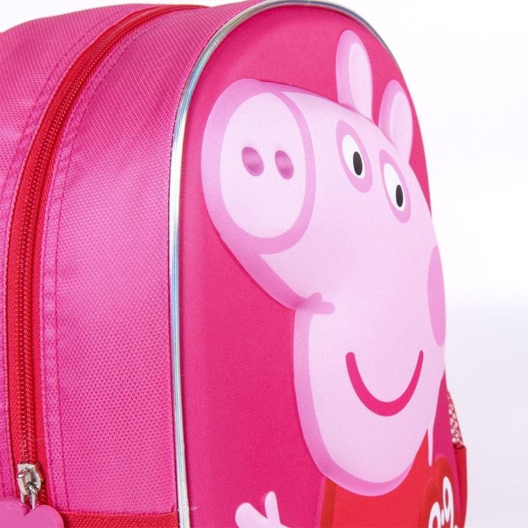Świnka Peppa, plecak 3D dla przedszkolaka, różowy