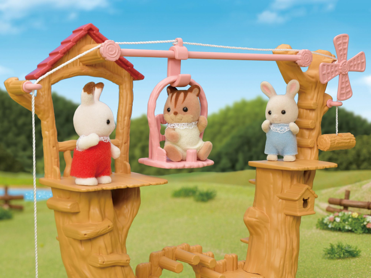 Sylvanian Families, Kolejka linowa z figurką, 5452