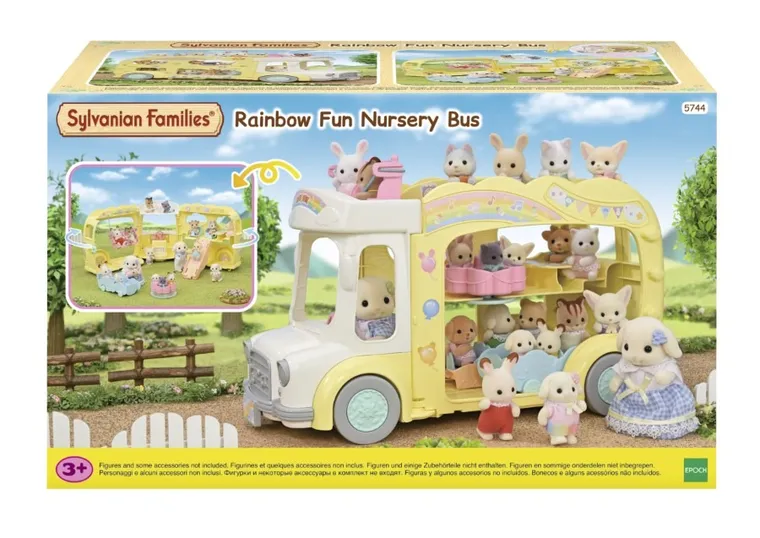 Sylvanian Families, Kolorowy Autobus, rozkładany pojazd, 5744