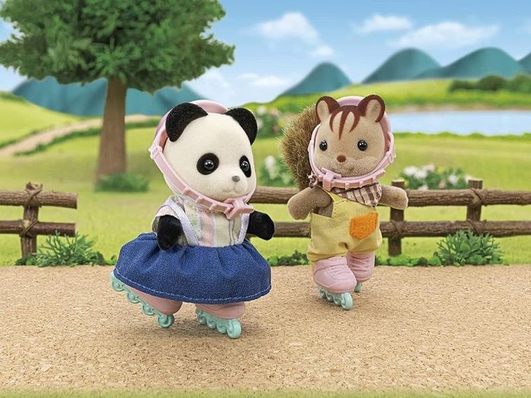 Sylvanian Families, panda, wycieczka rowerowa, figurka z akcesoriami, 5652