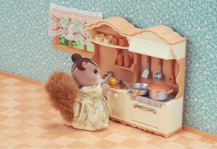 Sylvanian Families, wiejska kuchnia z lodówką, 5341