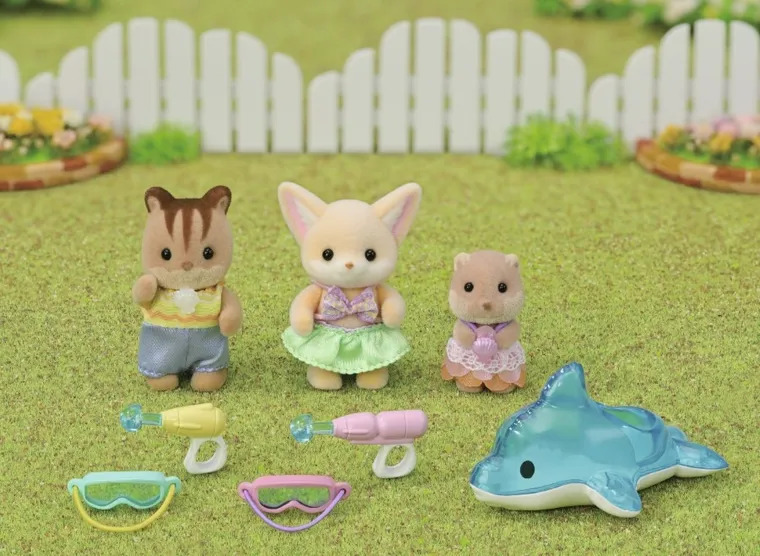 Sylvanian Families, Zabawa w basenie, zestaw figurek, 5749