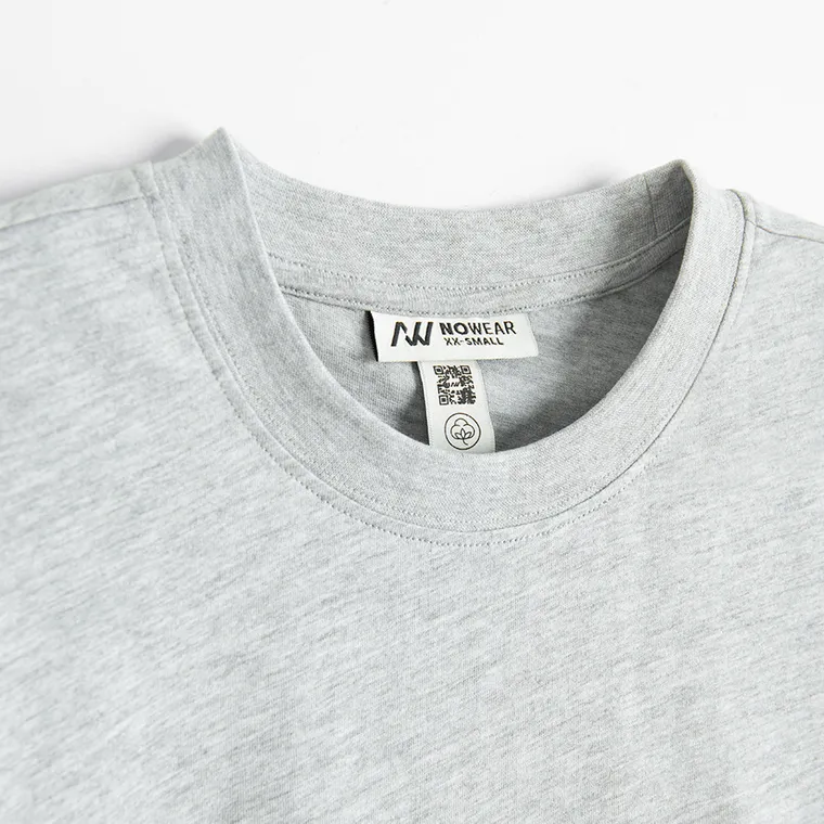 Szary t-shirt basic NOWEAR