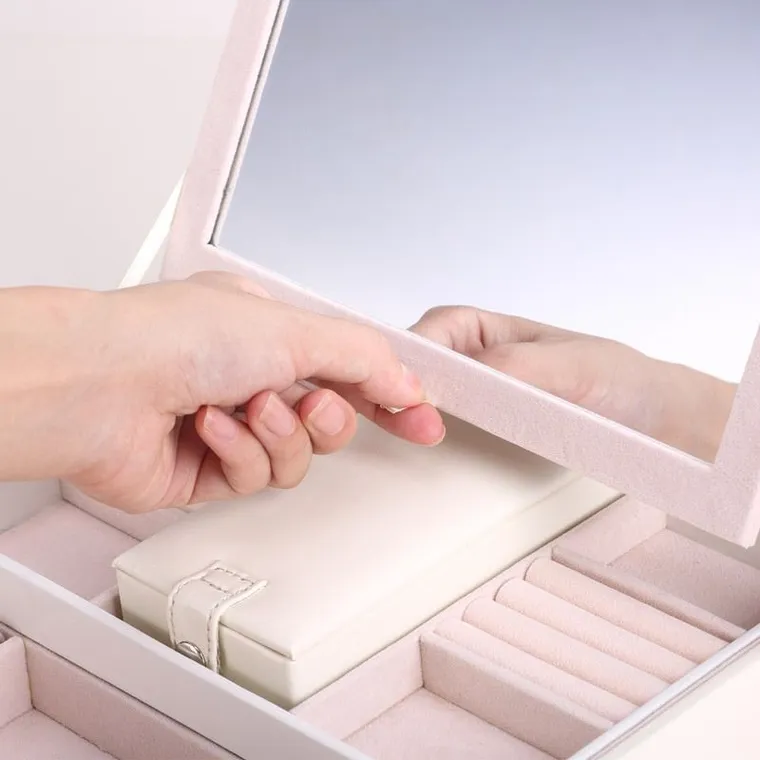 Szkatułka na biżuterię, Premium, Lelani, czarna