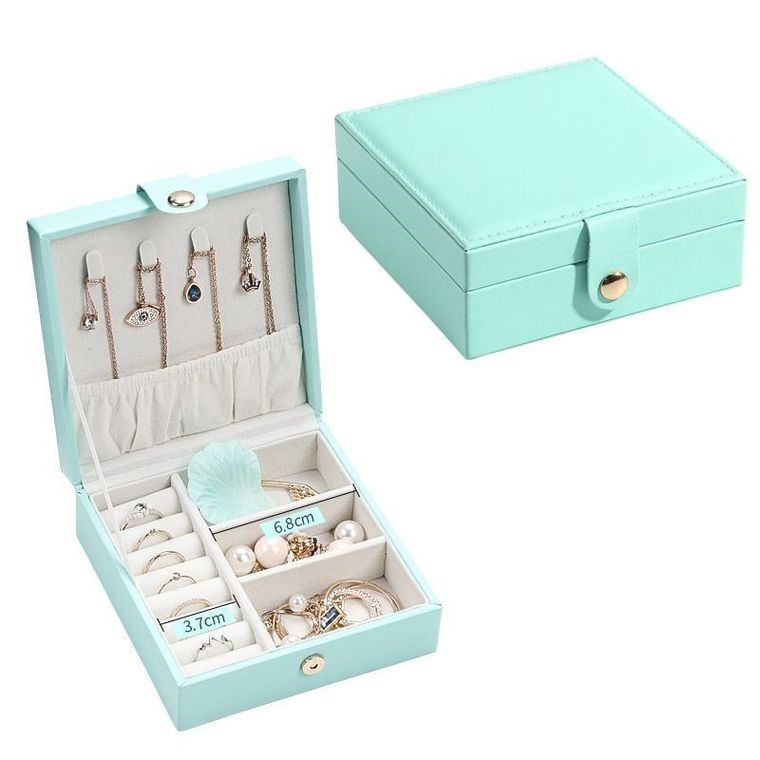 Szkatułka na biżuterię, Premium, Lelani, miętowa