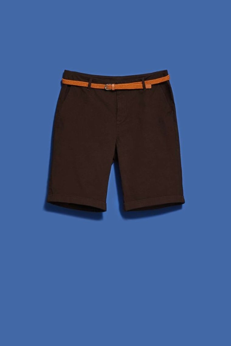 Szorty damskie, brązowe, Moodo