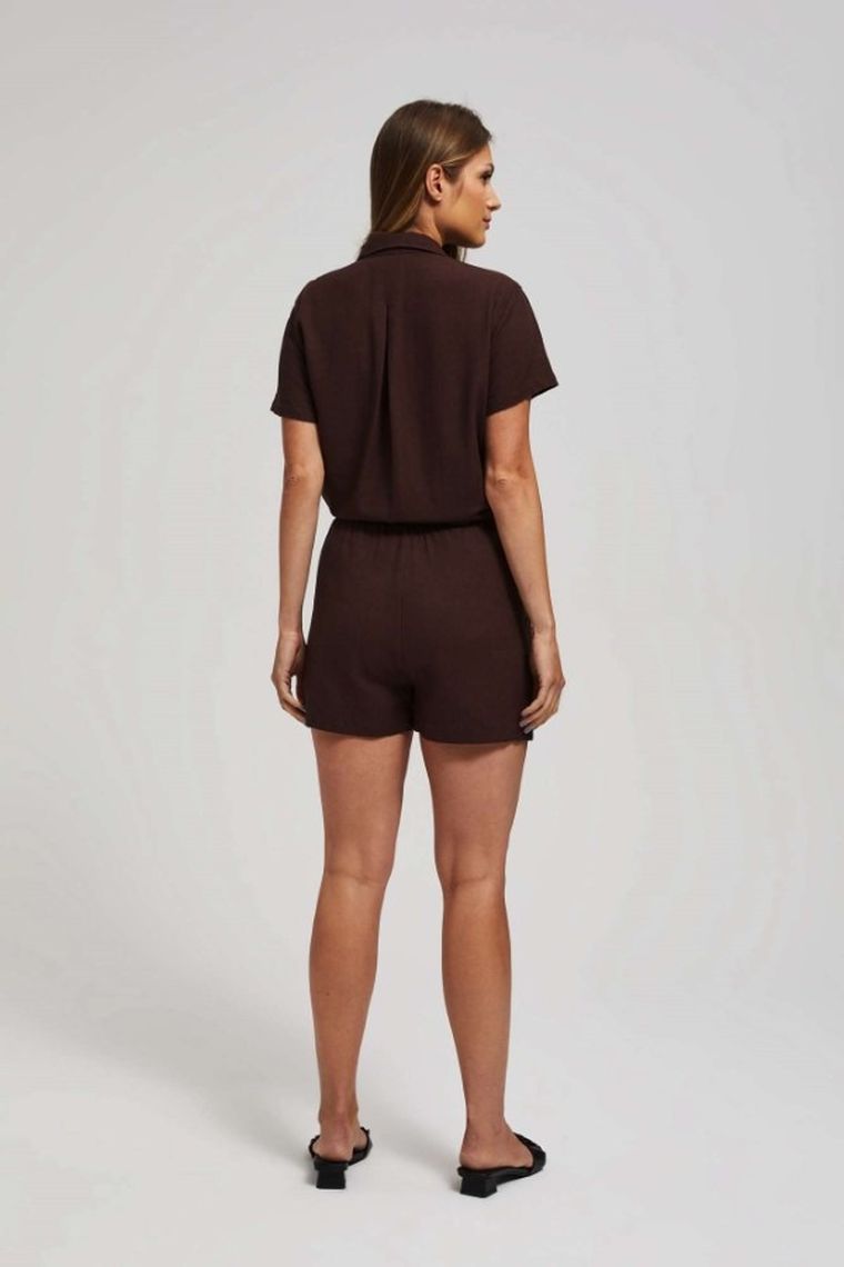 Szorty damskie, brązowe, Moodo