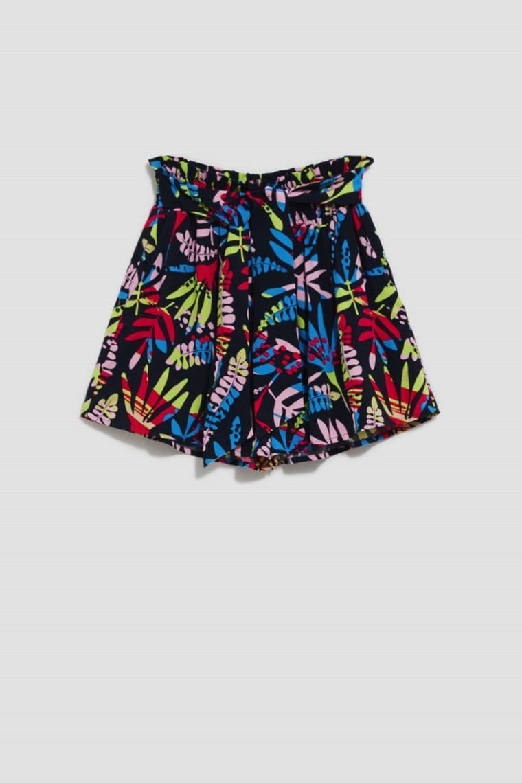 Szorty damskie, granatowe, Moodo