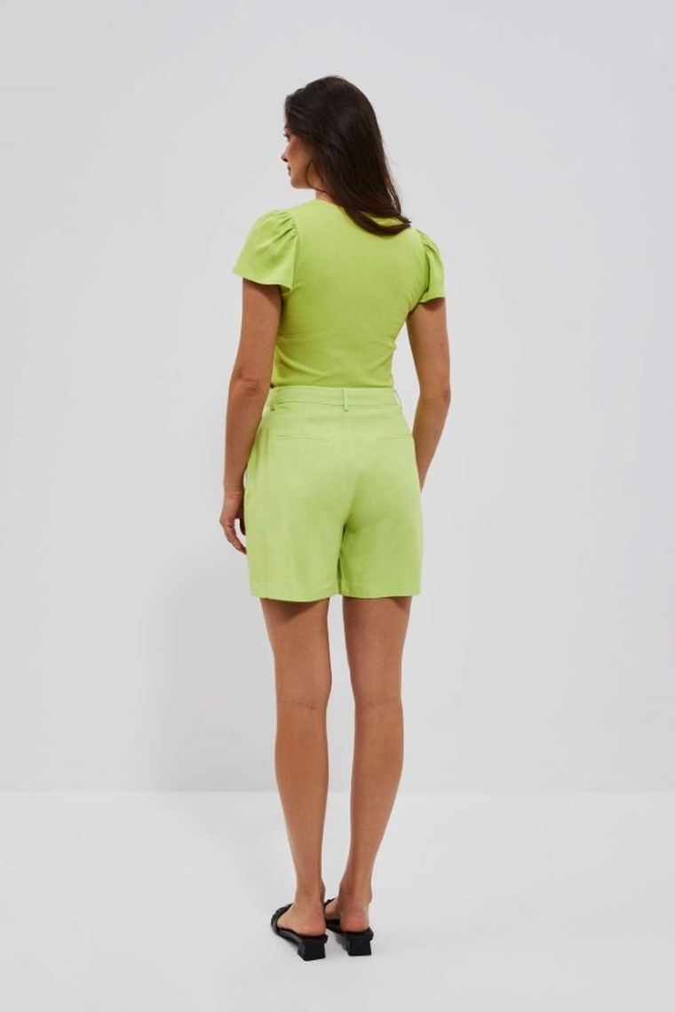 Szorty damskie, zielone, Moodo