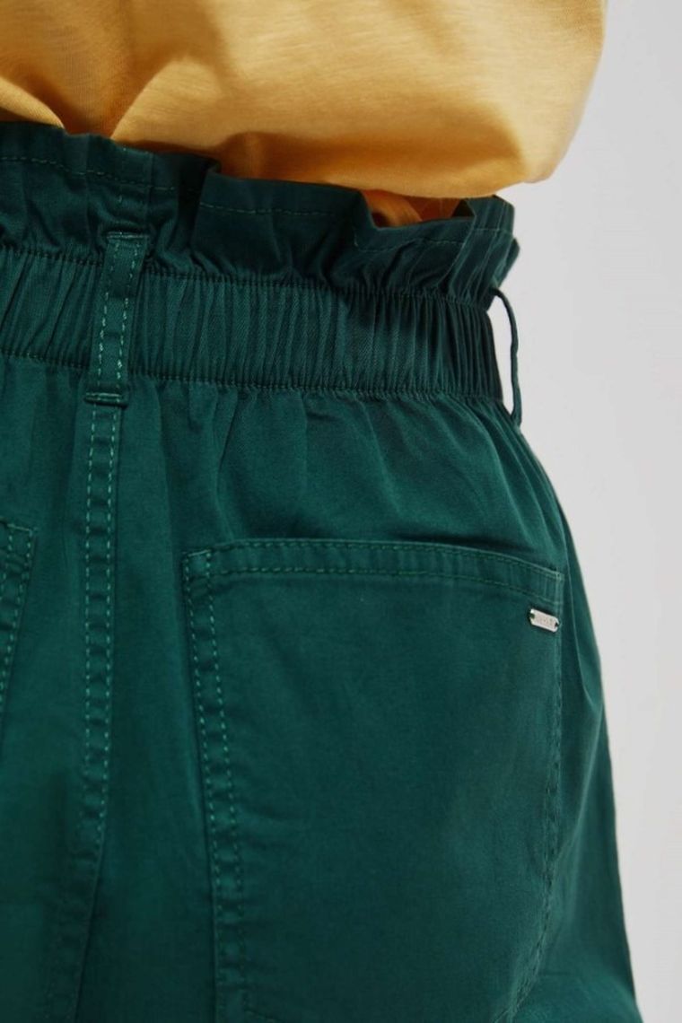 Szorty damskie, zielone, Moodo