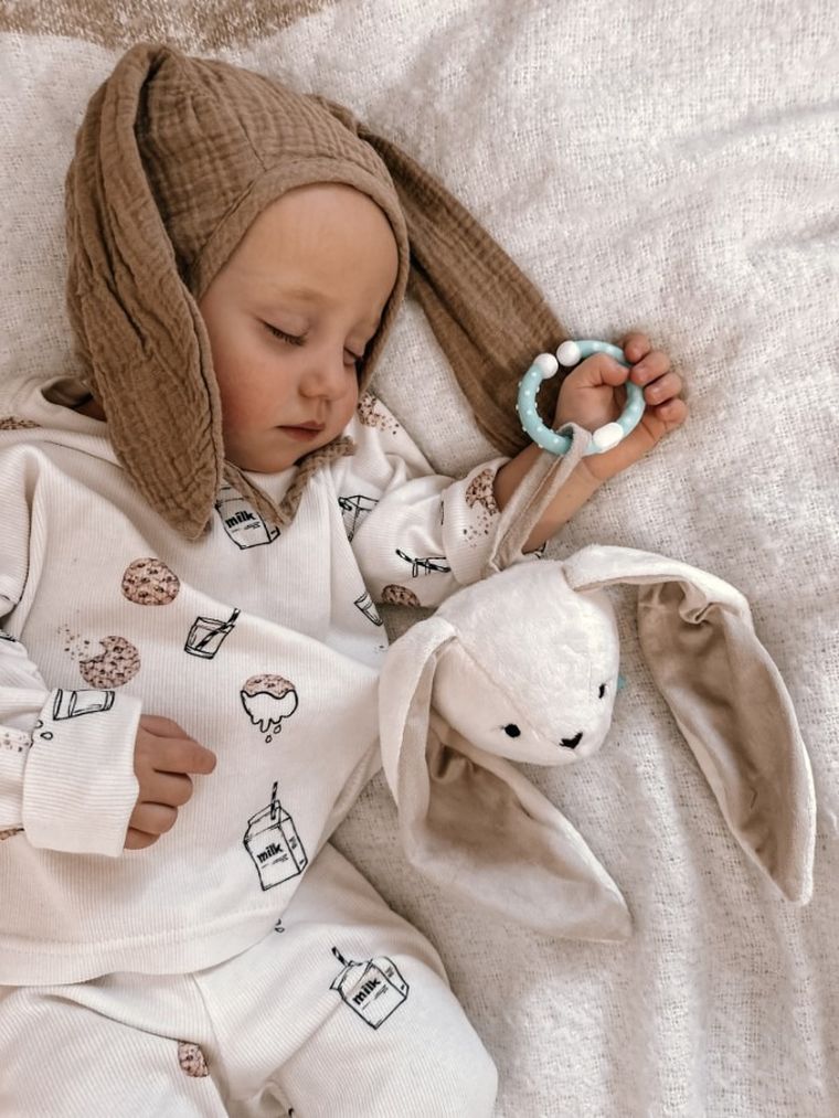 Szumisie, Mini-mini, Królik, zawieszka z mechanizmem szumiącym, beżowa