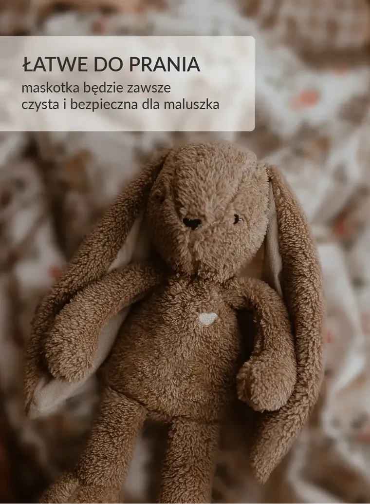 Szumisie, Szumiś Królik, maskotka 7w1 z aplikacją i lampką, brązowy