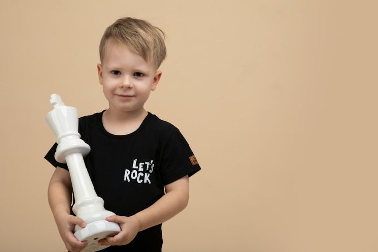 T-shirt chłopięcy, czarny, Pinokio