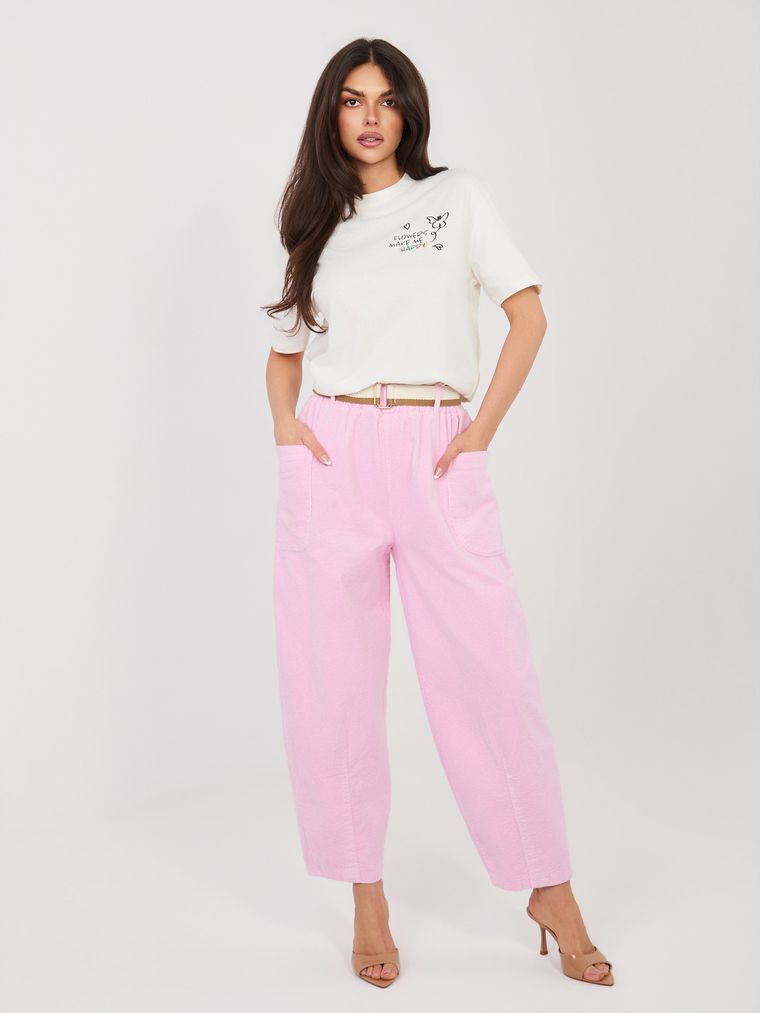 T-shirt damski, biały, Sublevel