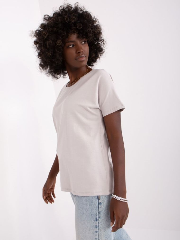 T-shirt damski, szary, Lily Rose