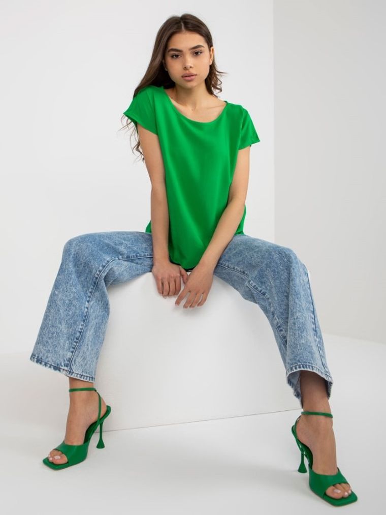 T-shirt damski, zielony, Sublevel