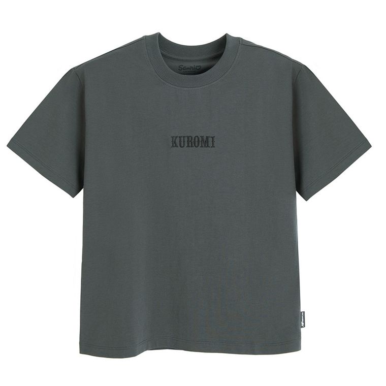 T-shirt oversize z bawełny czesanej Kuromi NOWEAR