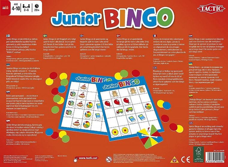 Tactic, Junior Bingo, gra familijna