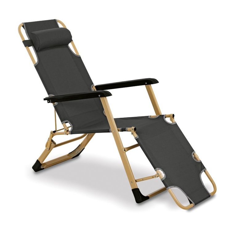 Tadar, fotel/leżak ogrodowy, z poduszką, 178-60-92 cm