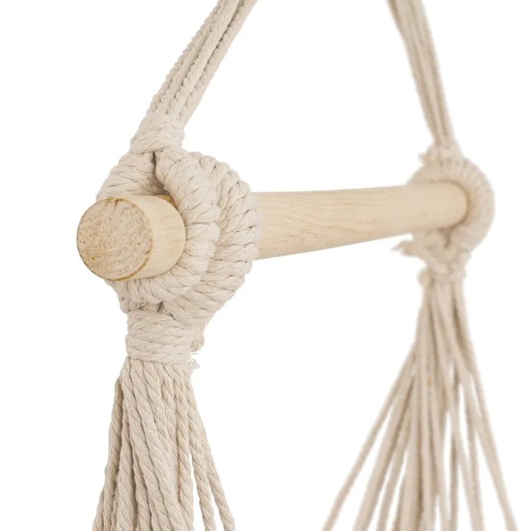 Tadar, krzesło hamak, z poduszkami, beż