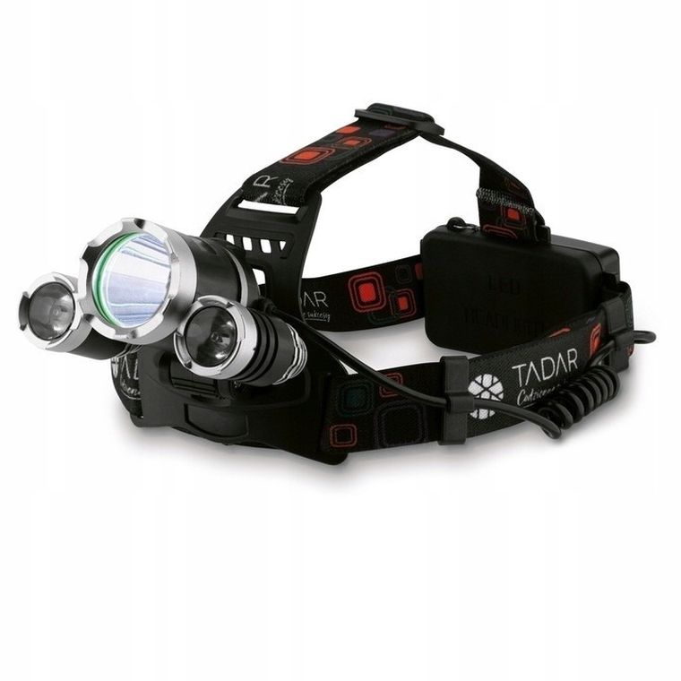 Tadar, latarka czołowa, 3 led