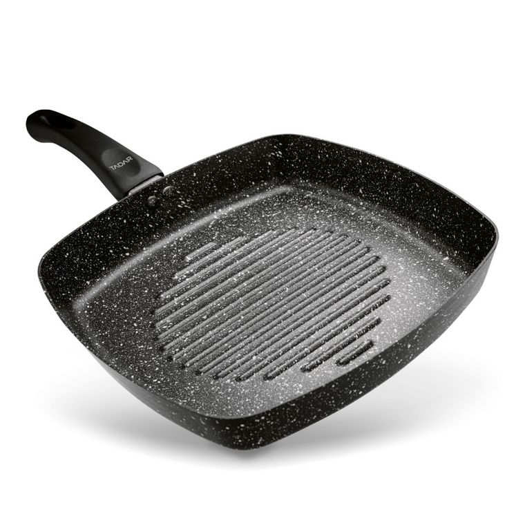 Tadar, Marmara, patelnia grillowa, czarna, 26 cm
